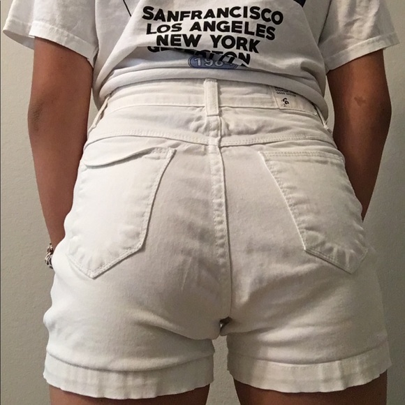 White Denim Shorts - Picture 4 of 4